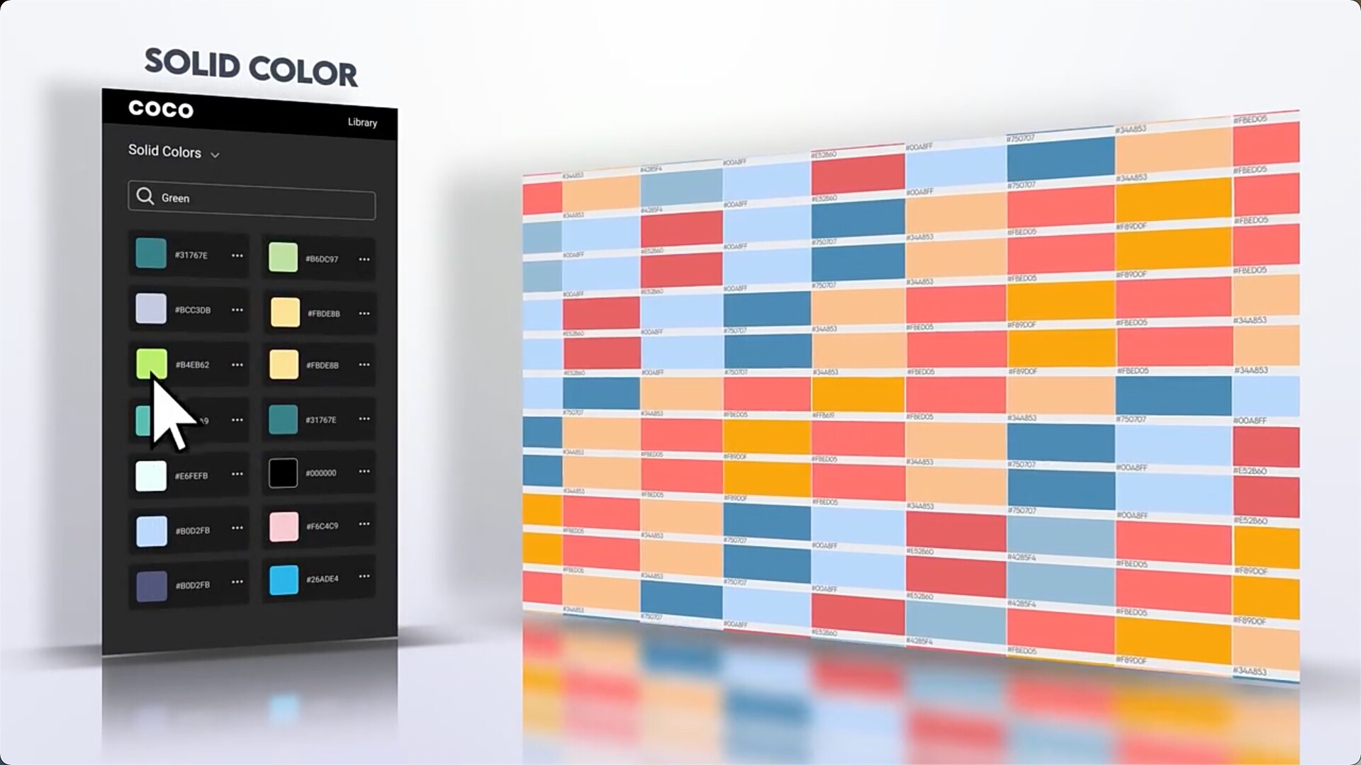 AE脚本-高级调色板配色表应用工具 Coco Color CoWorker for Mac 