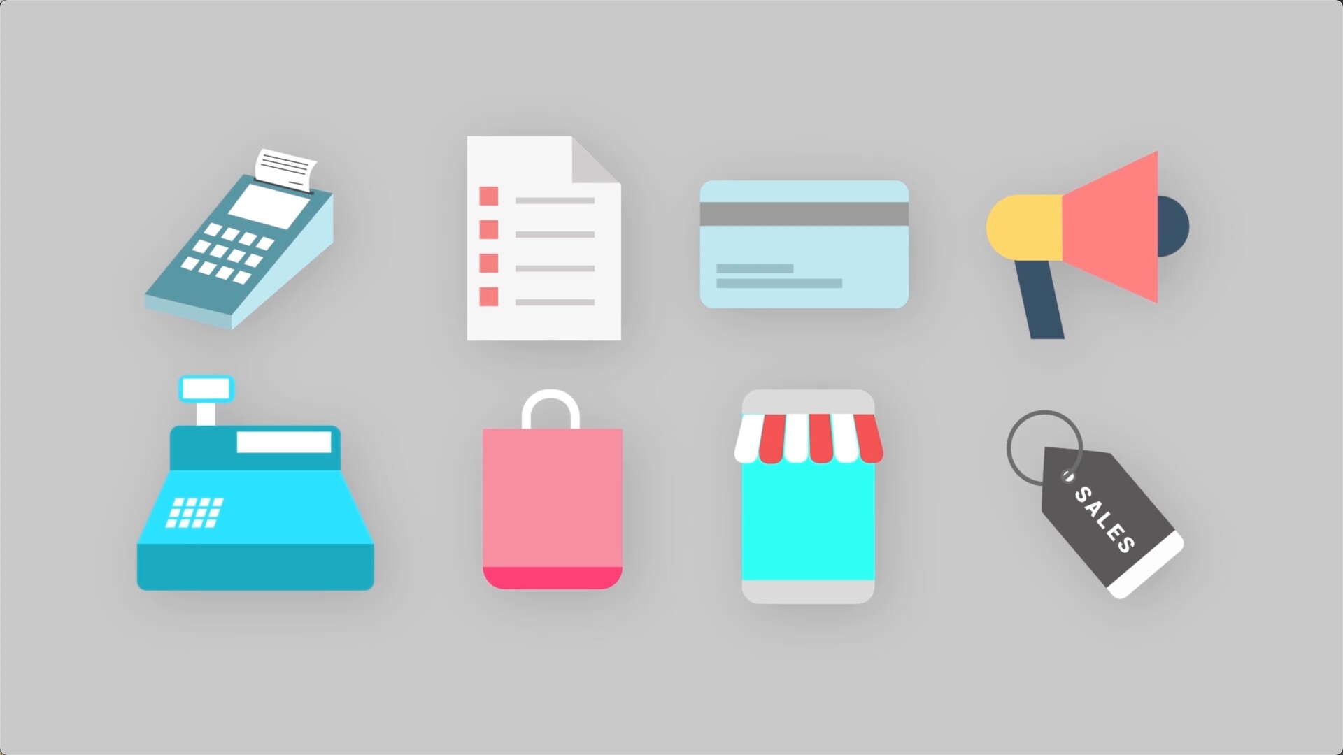 购物图标fcpx插件Shopping Icons 