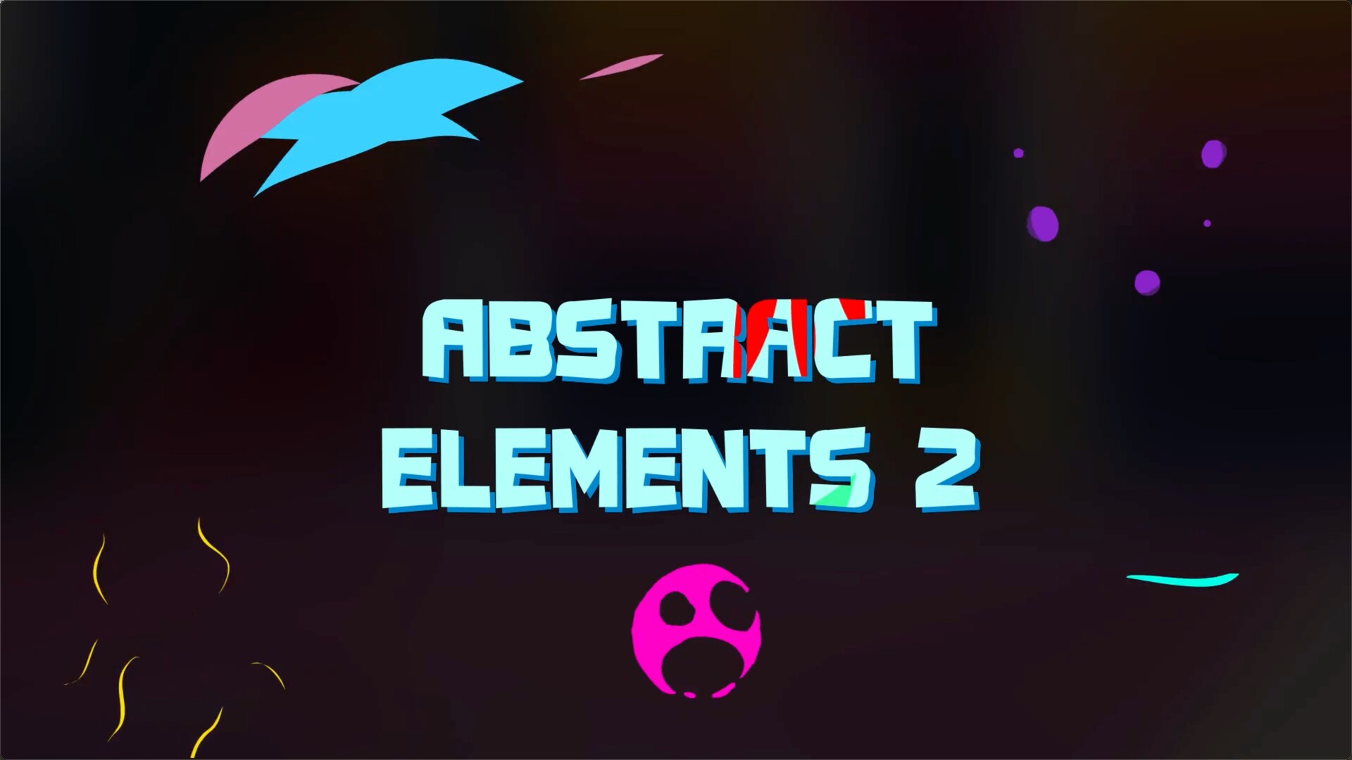 25组现代抽象元素包FCPX插件Abstract Element