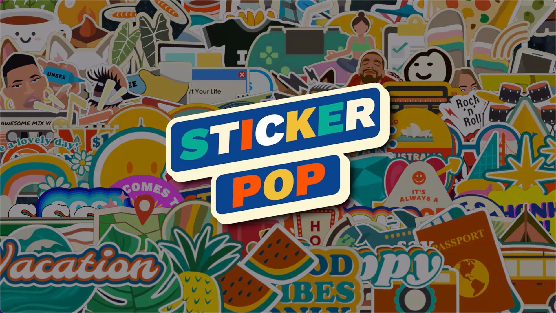 Fcpx插件：Sticker Pop(流行贴纸)