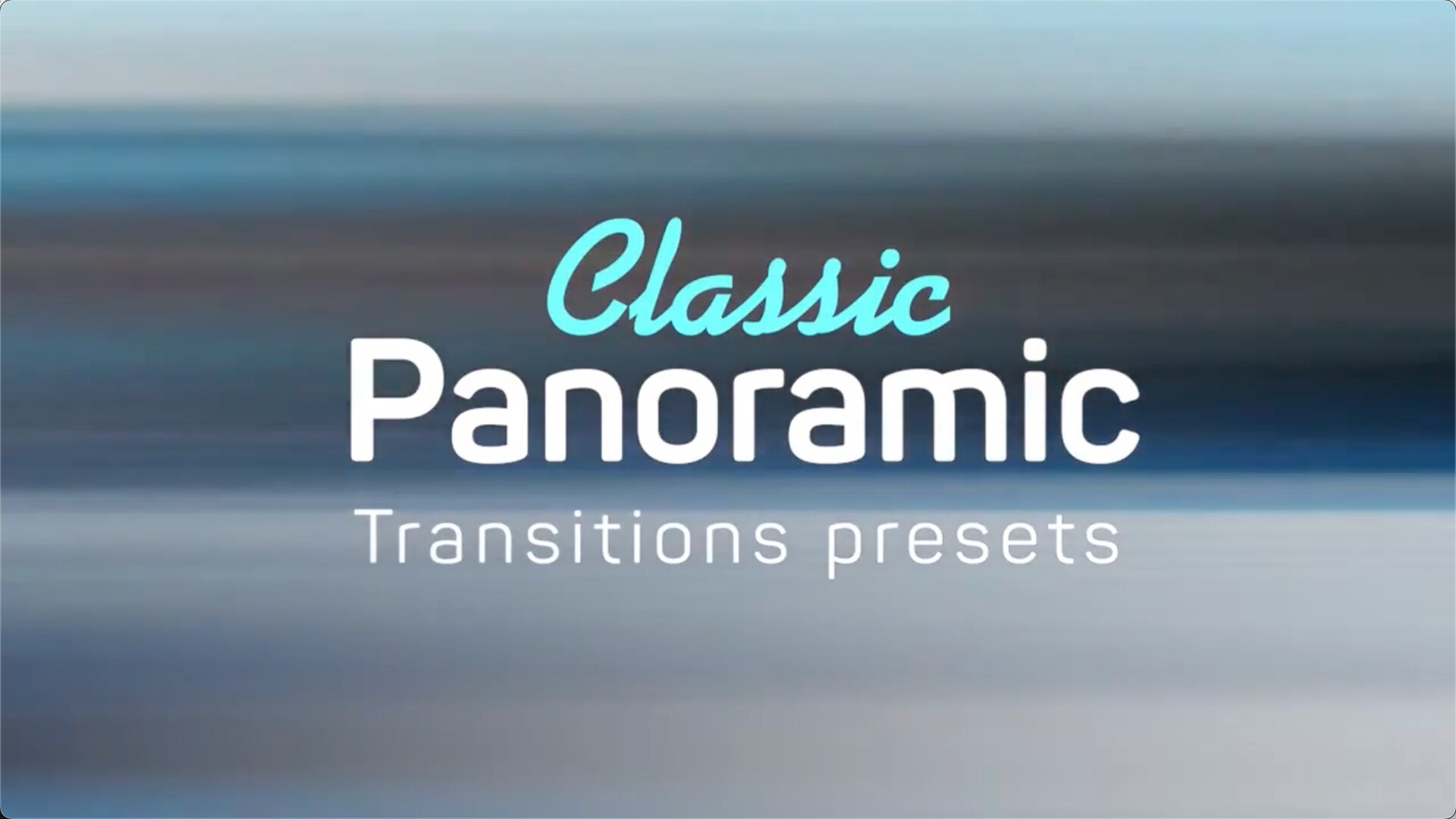 PR预设-优雅经典Vlog全景无缝滑动转场动画特效Classic Panoramic Transitions Presets