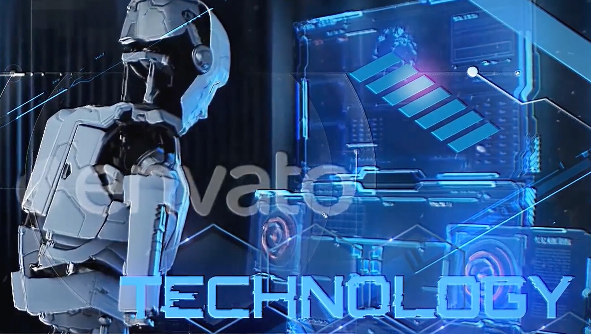 PR模板：科技企业宣传演示动画Technology Corporate promo
