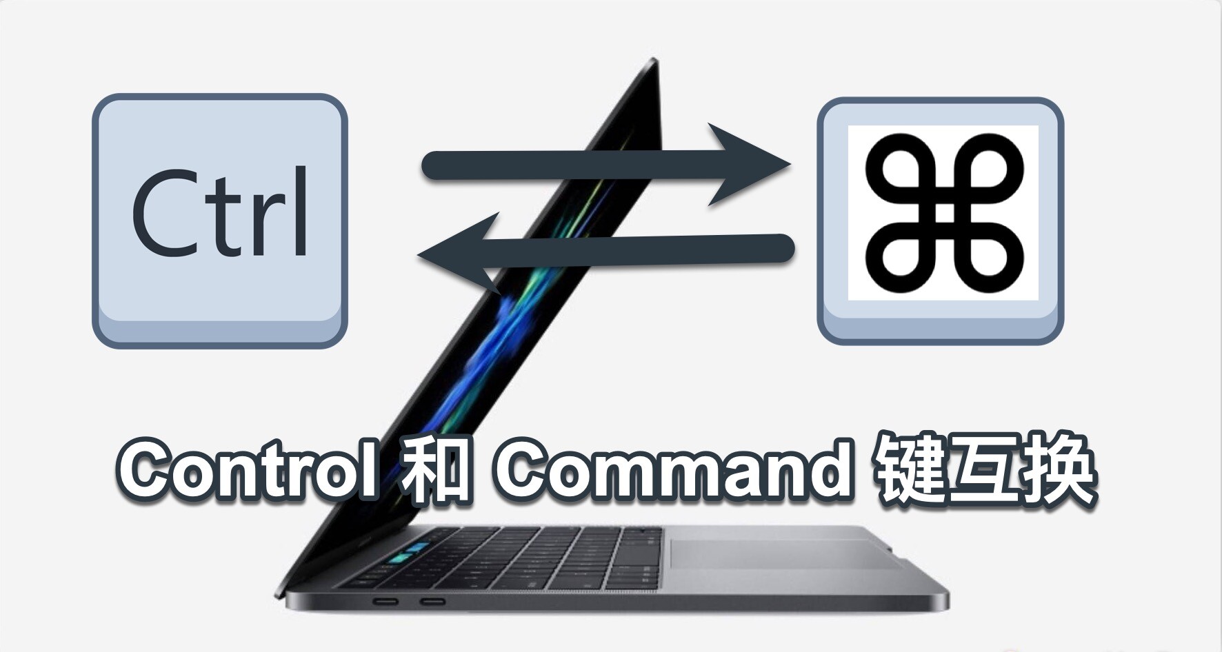 MAC电脑Command键和Control键互换方法