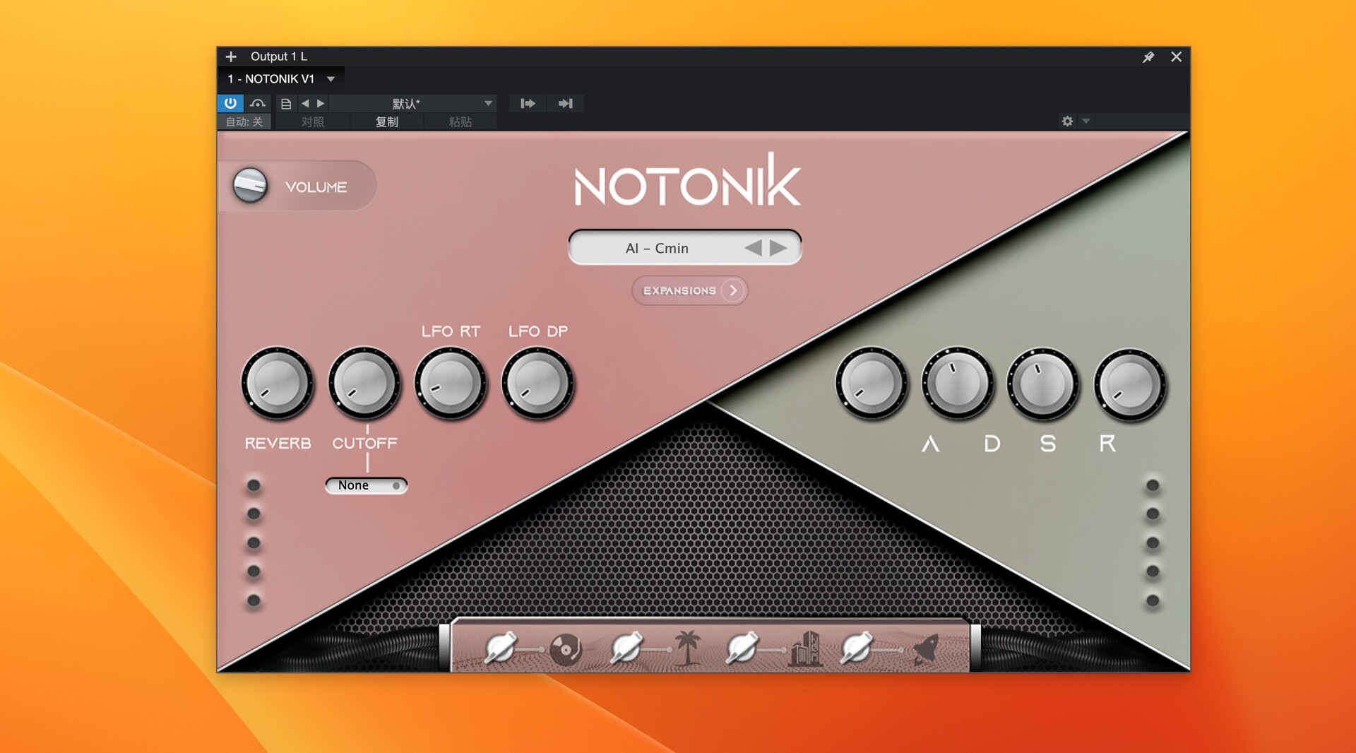 Notonik-VST NOTONIK V1 for mac(细致精美的和弦效果) 