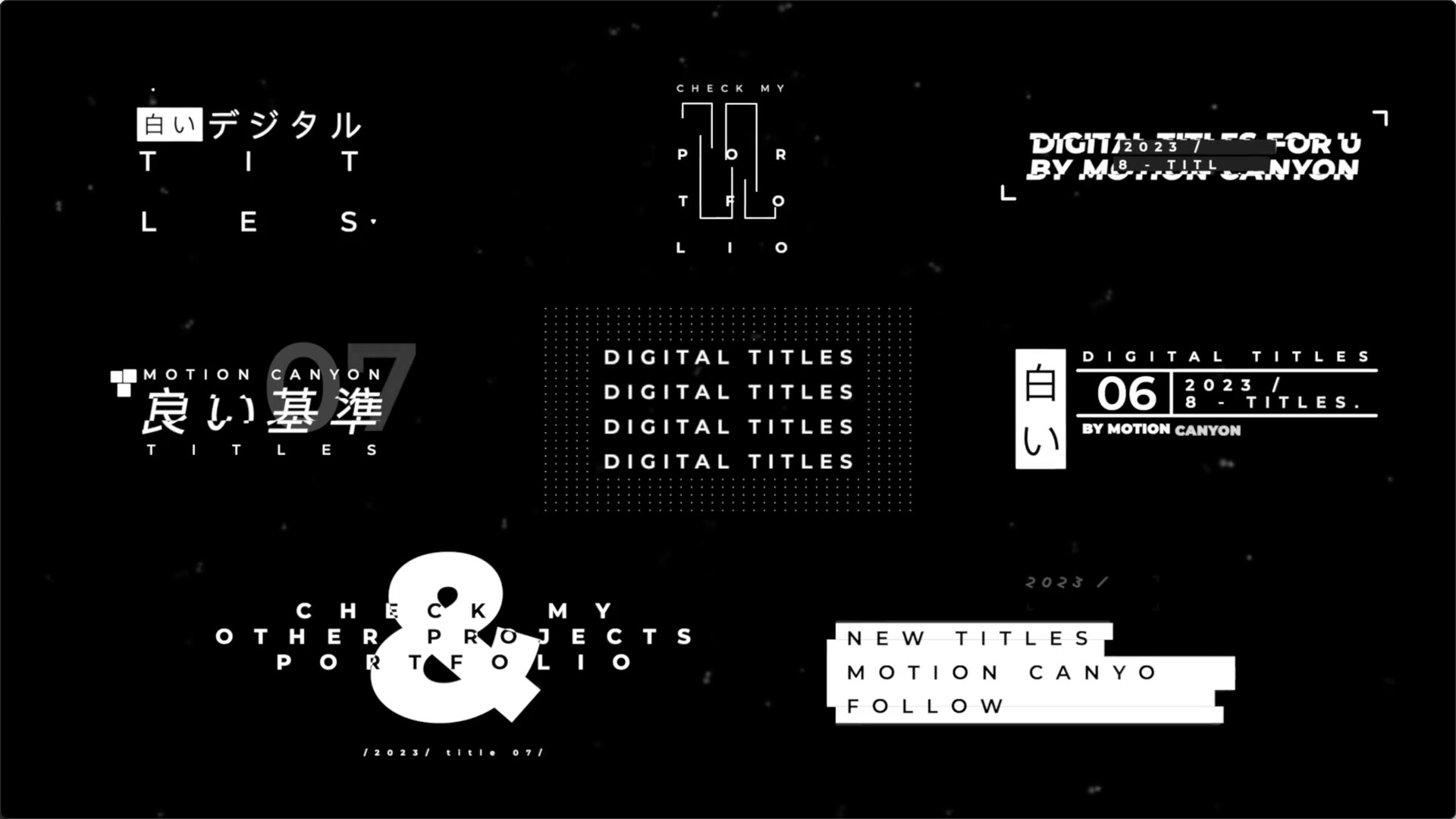 fcpx字幕标题插件：Digital Titles(数字标题动画模板)