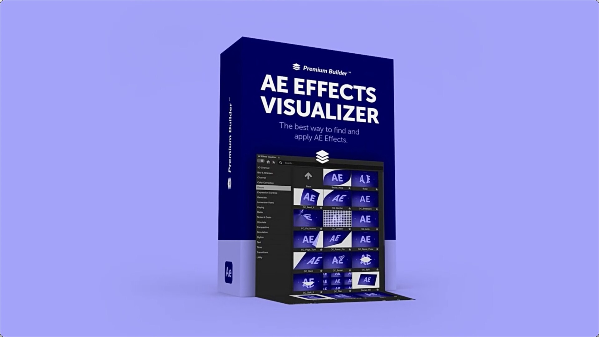 AE视觉特效可视化预设：Effects Visualizer for Mac