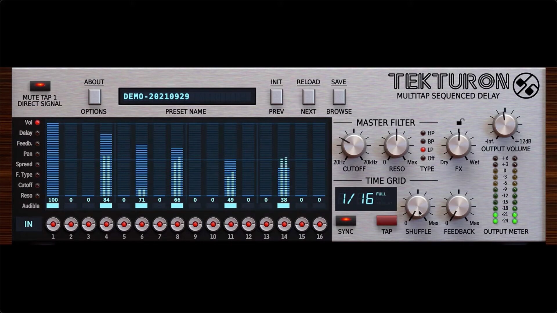 D16 Group Audio Software Tekturon for Mac(高质量延迟效果器) 