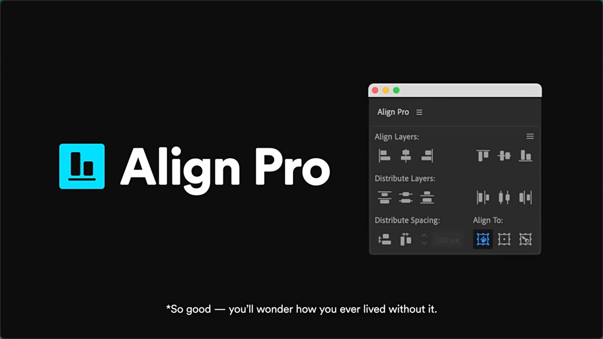 AE脚本-智能快速图层对齐工具 Align Pro 