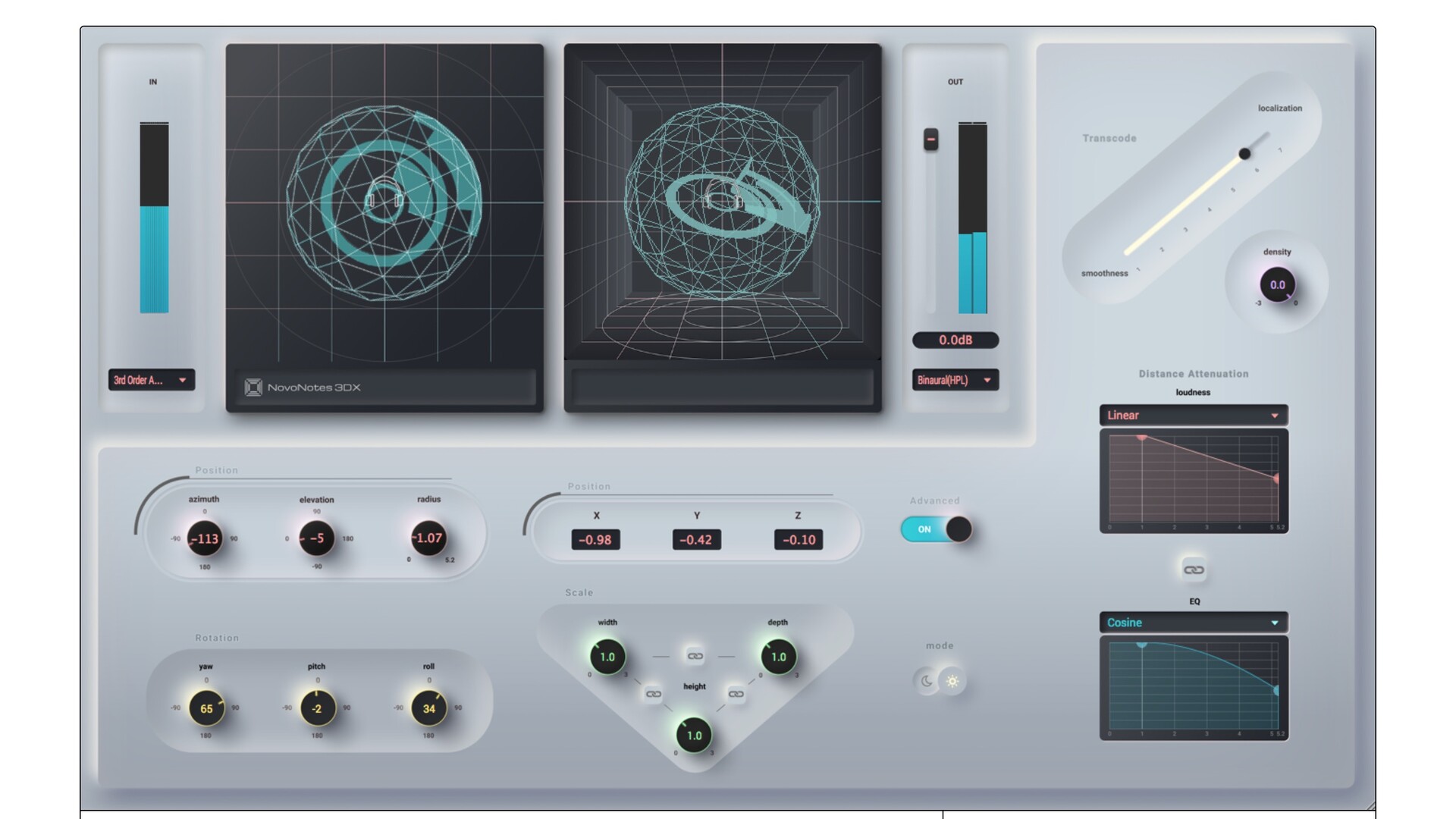 NovoNotes 3DX Standard for Mac(模拟3D环绕声效果器)