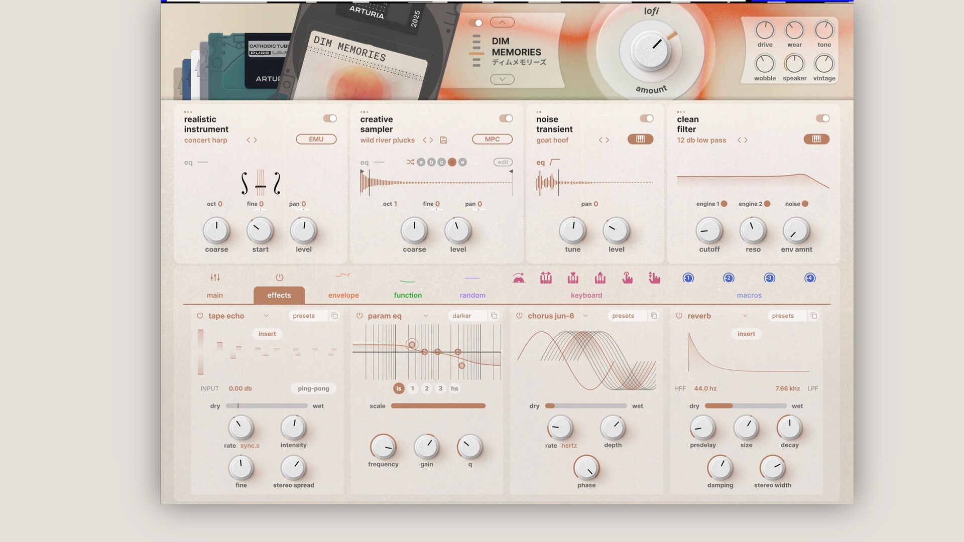 Arturia Pure LoFi  for mac(低保真合成器插件)