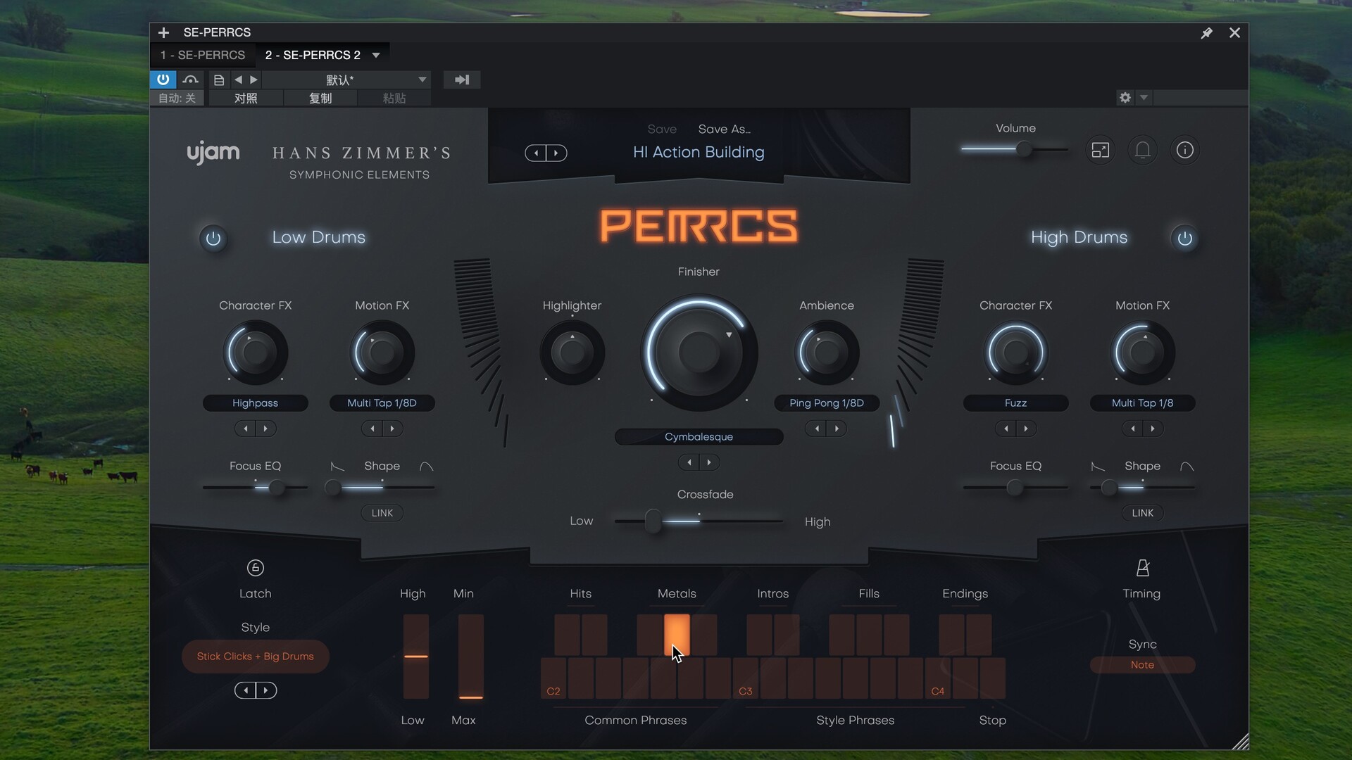 uJAM Symphonic Elements PERRCS for mac(电影打击乐插件)