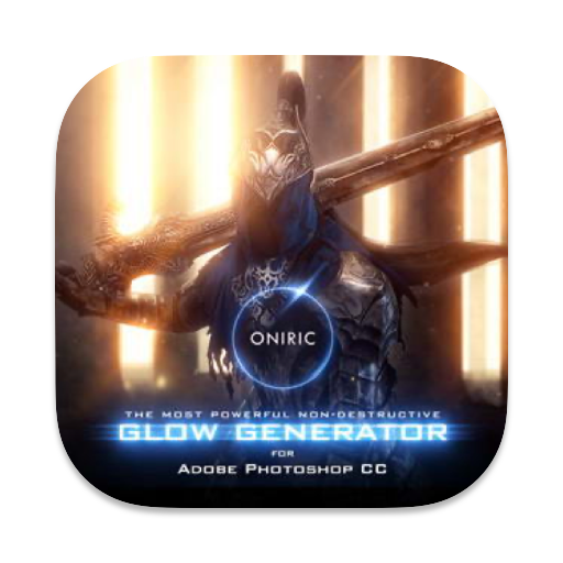 PS插件自定义发光辉光特效插件 Oniric Glow Generator for mac 
