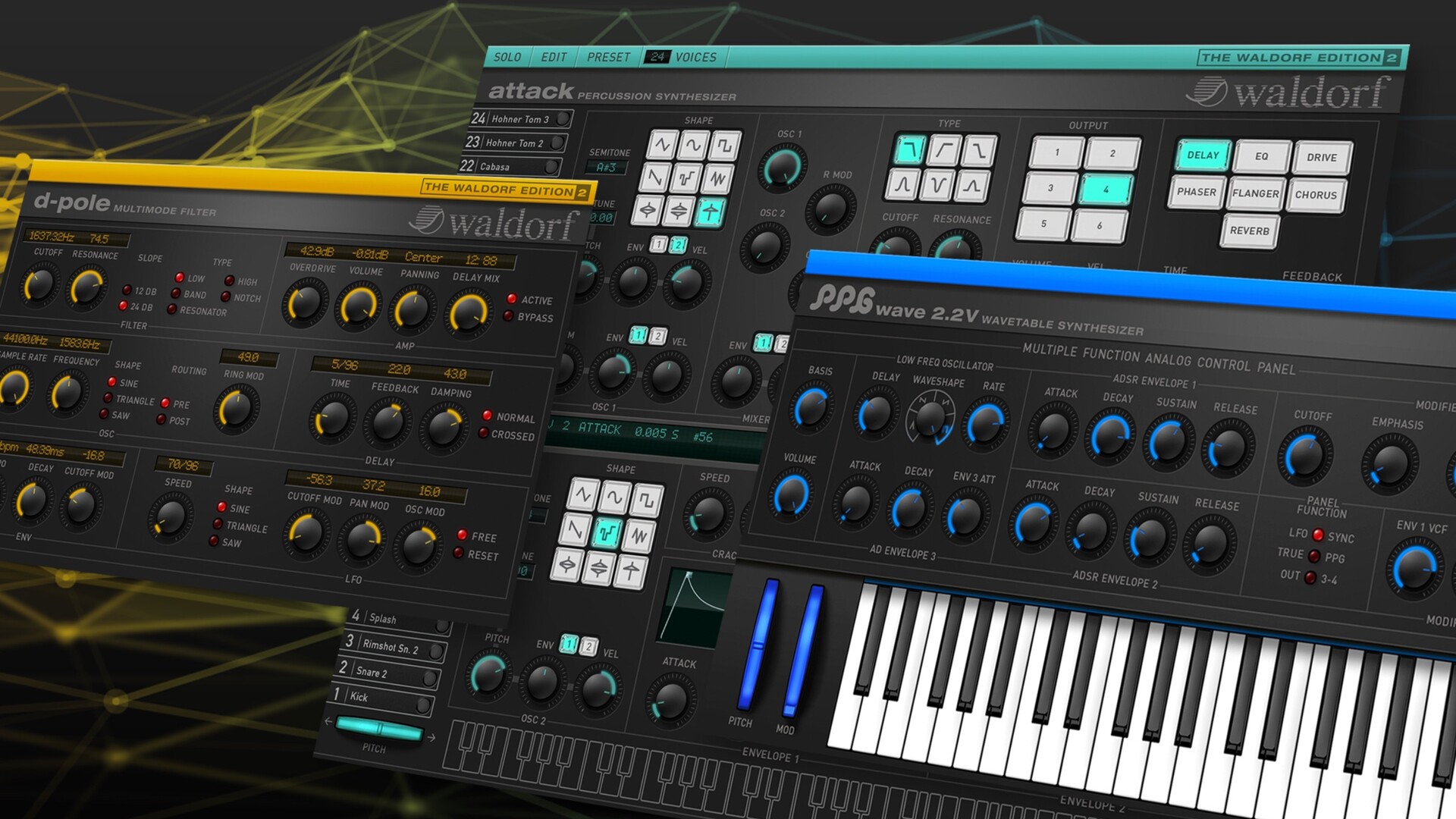  Waldorf Waldorf Edition 2 for Mac(合成器插件包)