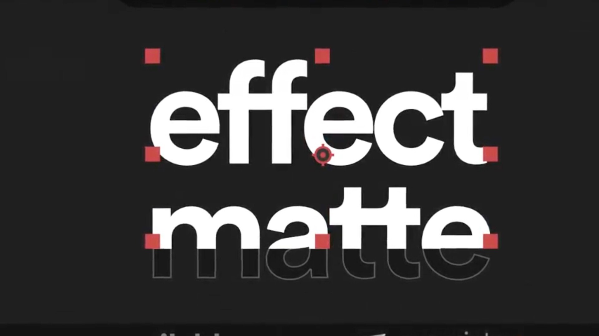 Mac苹果版-蒙板遮罩底栏文字特效AE插件 Effect Matte 