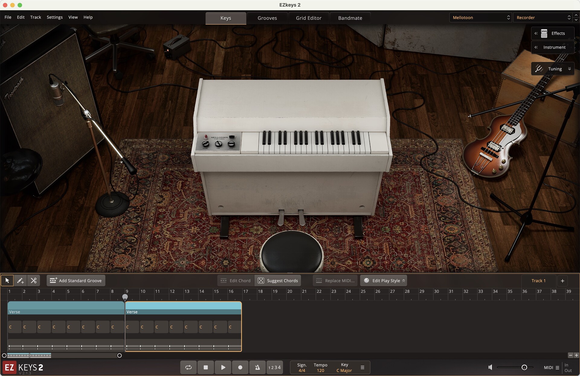 Toontrack Mellotoon EKX for Mac(复古键盘音色效果器)