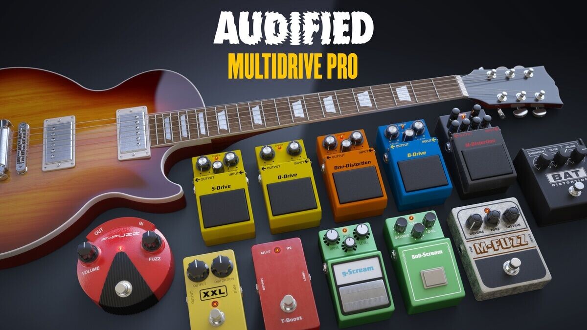 Audified MultiDrive PRO for mac(多种踏板效果器插件)