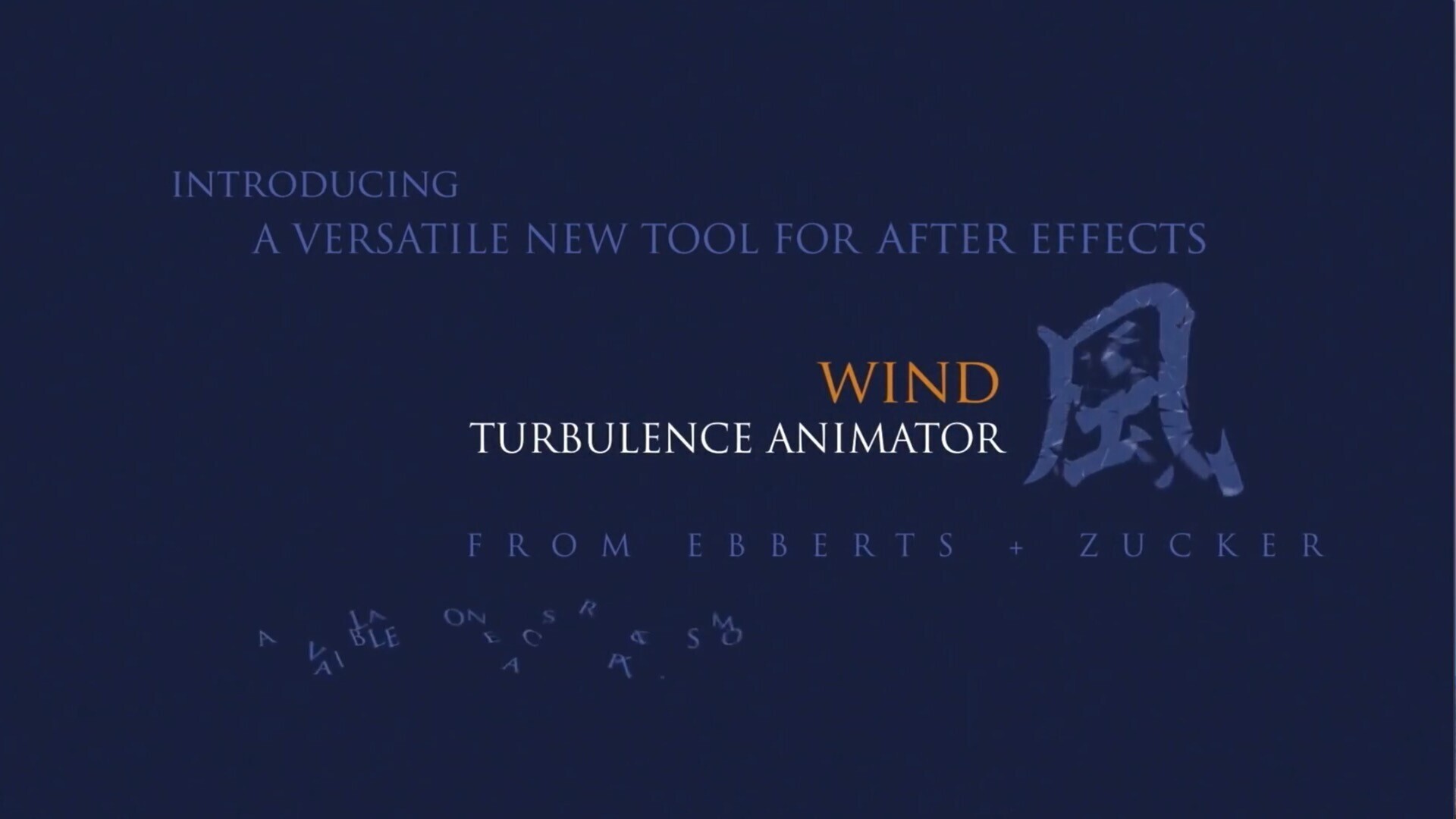 AE腳本-風吹物體粒子飄散匯聚動畫 Wind for mac