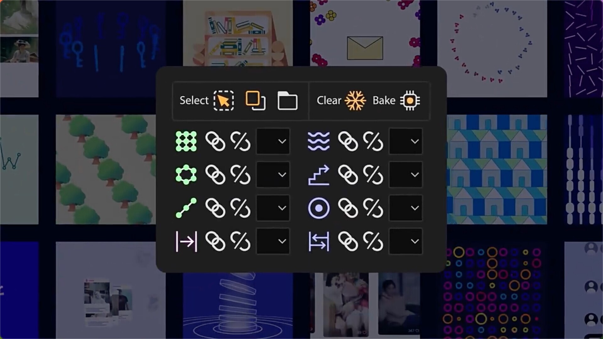 AE腳本-快速創建克隆動畫效果工具包 MographAE for mac