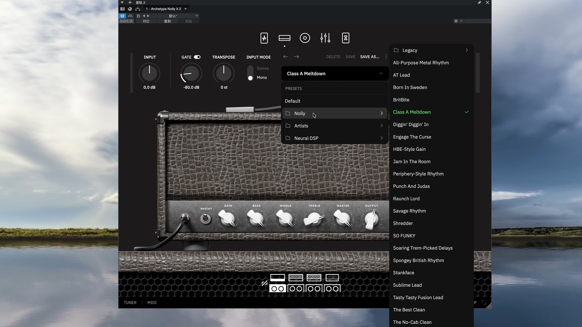  Neural DSP Archetype Nolly X for mac(吉他效果器插件)