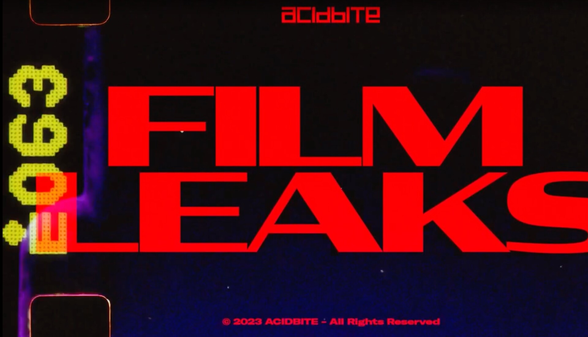 4K视频素材-34个复古电影胶片漏光纹理刮痕闪烁转场动画 Film Leaks