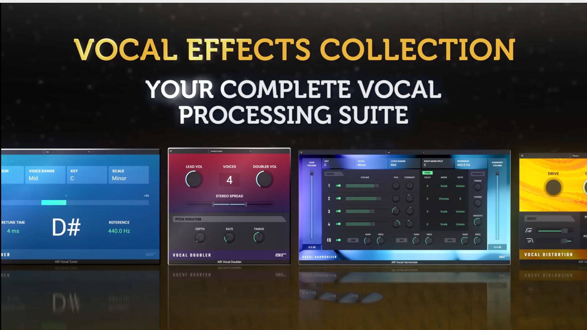 AIR Music Technology AIR Vocal FX Collection Mac(人声效果器合集)