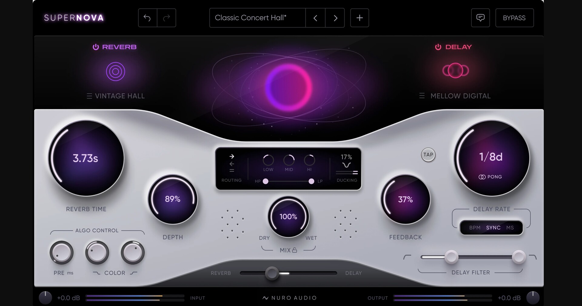 Nuro Audio Supernova for mac(混响和延迟效果器)