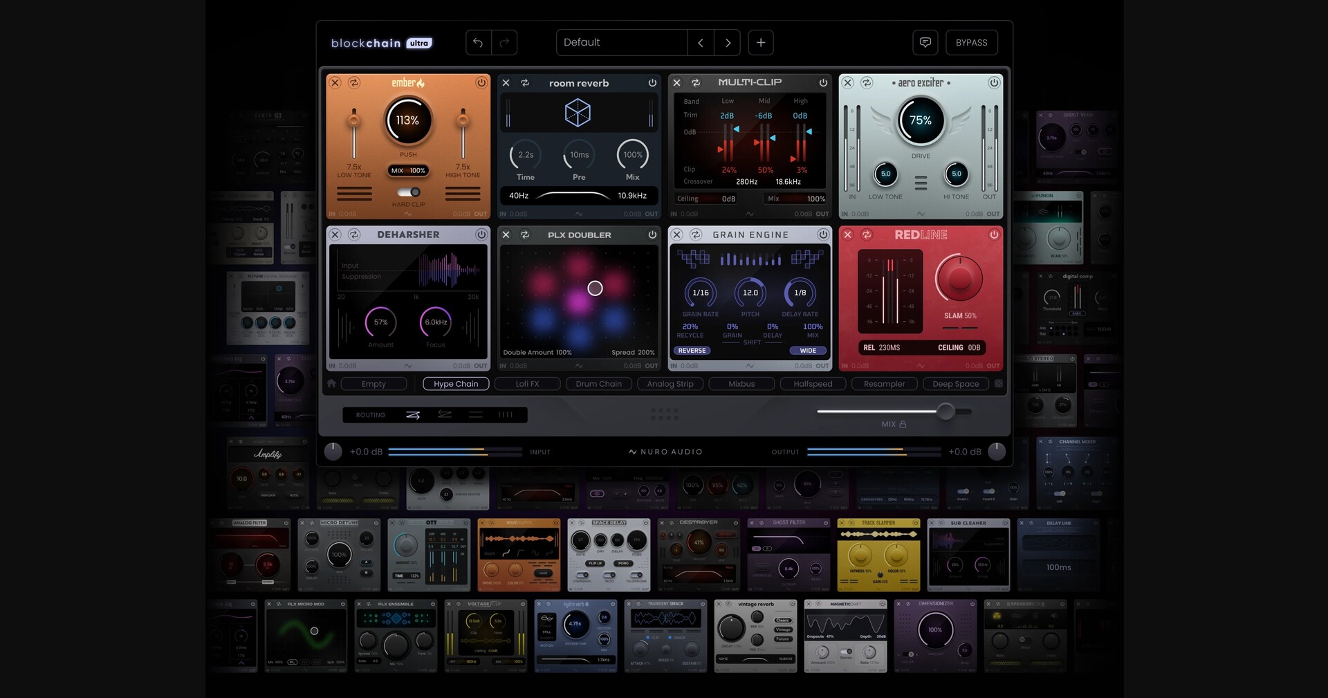  Nuro Audio Blockchain Ultra for mac(功能强大的多重效果器插件)