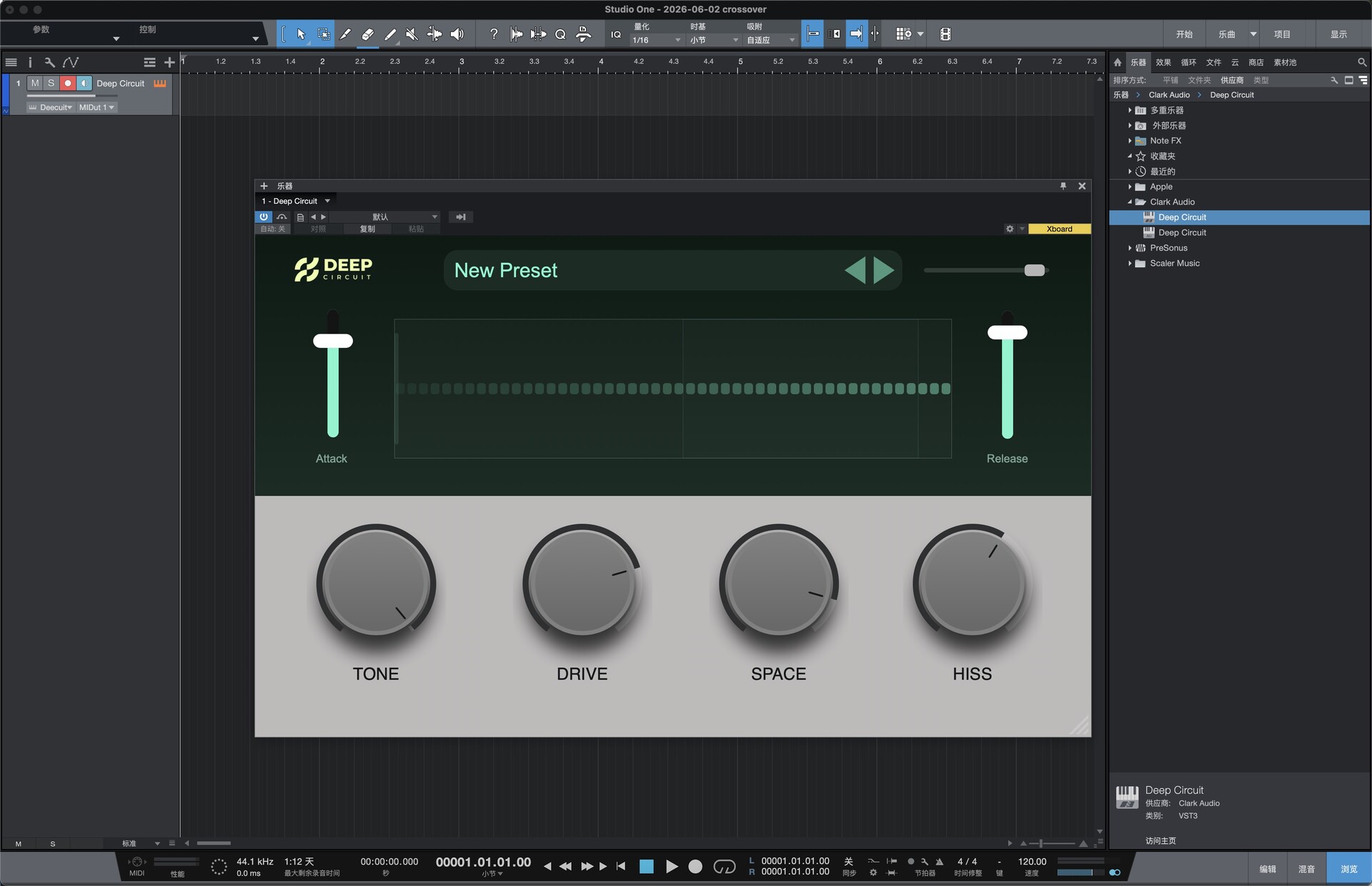 Clark Audio Deep Circuit for mac(虚拟乐器插件)