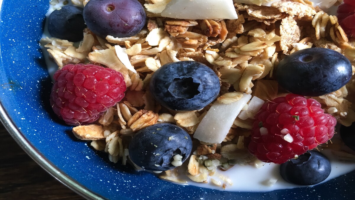 蓝莓早餐健康
