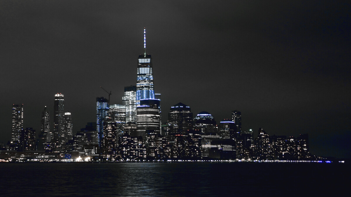 纽约建筑物灯光5k（4k）