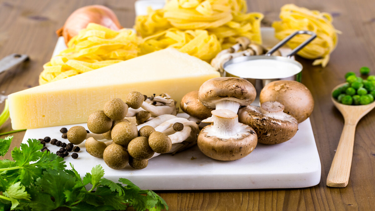 奶酪蘑菇面食