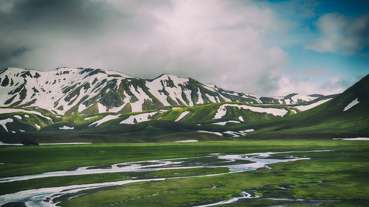 兰德曼纳劳加冰岛山