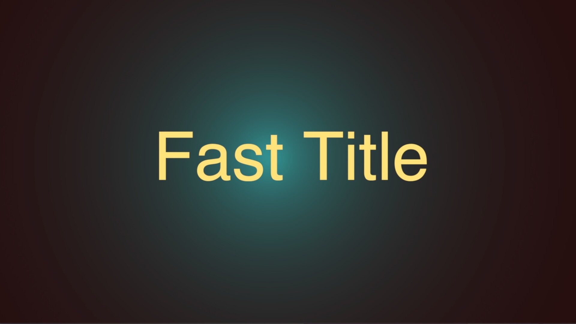 fcpx插件Fast Title(19种快速切换标题动画)