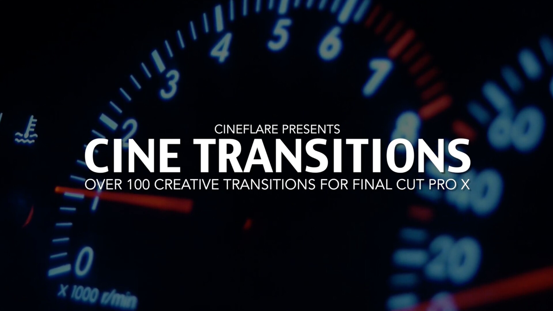 FCPX插件CineFlare CineTransitions(创意电影标题转场插件)