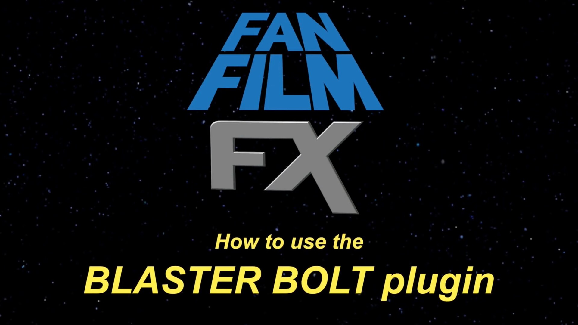 fcpx插件FanFilmFX Blaster Bolt(星球大战激活特效插件)