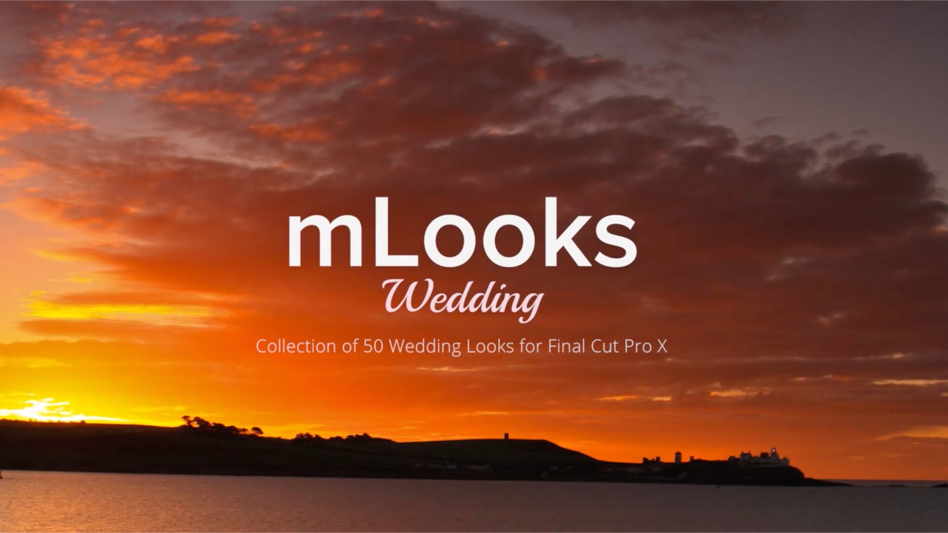 fcpx插件mLooks wedding(唯美婚礼调色)