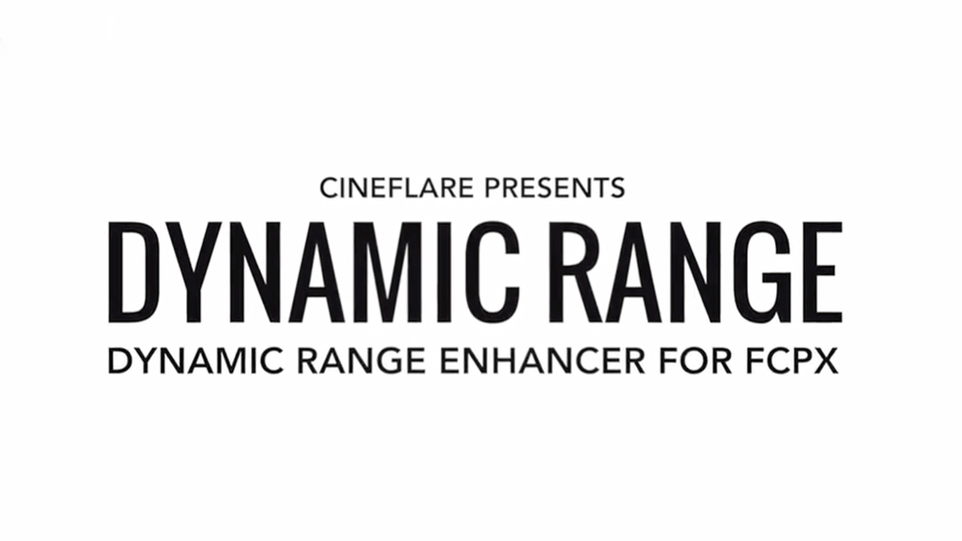 fcpx插件：Dynamic Range(动态范围调节)
