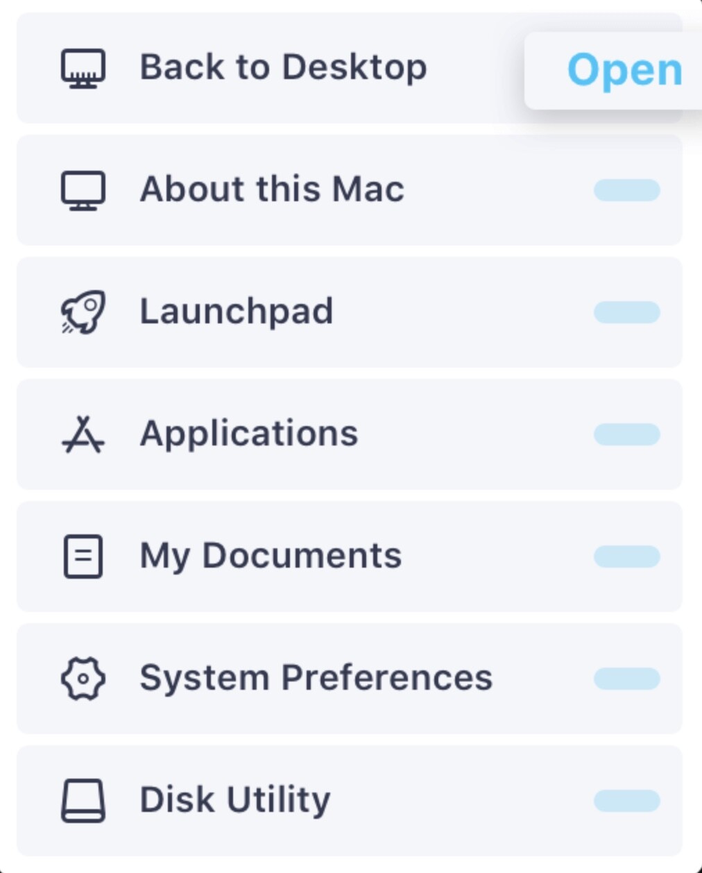 DMmemu Mac版-Donemax DMmenu for mac(Mac OS最佳开始菜单栏) 下载