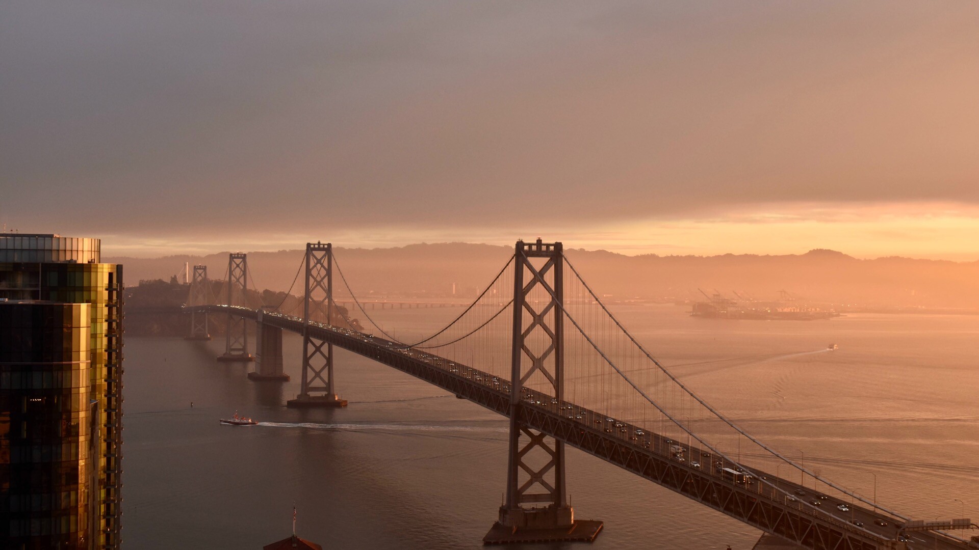 旧金山大桥美景高清壁纸
