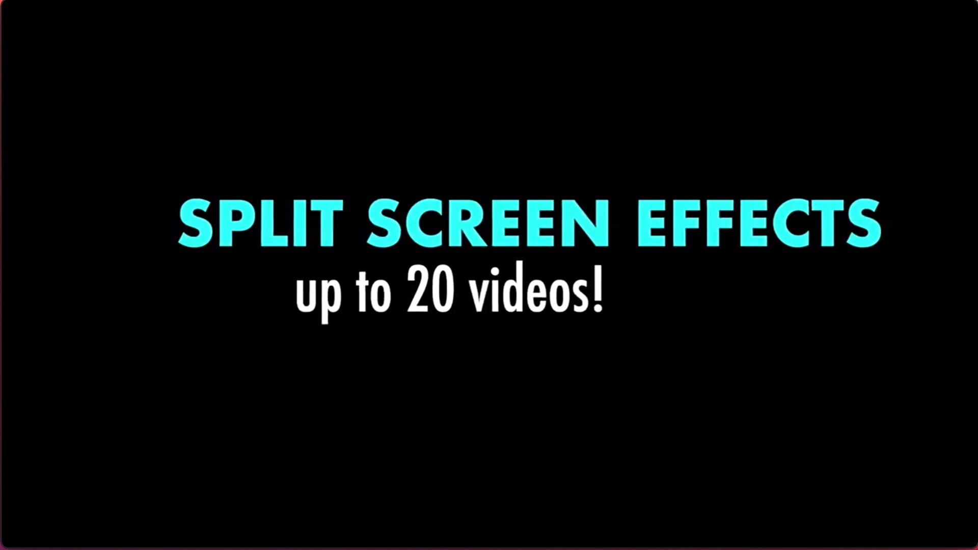 FCPX插件:9组多画面视频分屏效果模板Split Screen Effects Kit V2