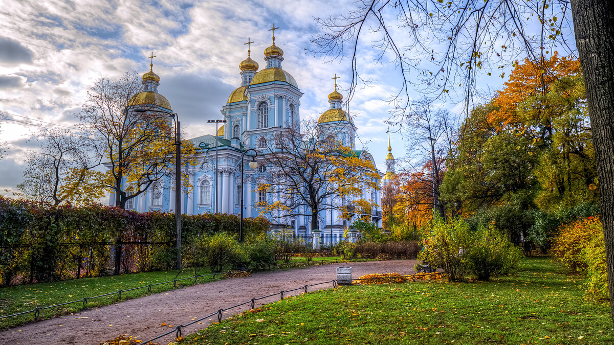 城市圣彼得堡hd图片礼拜堂