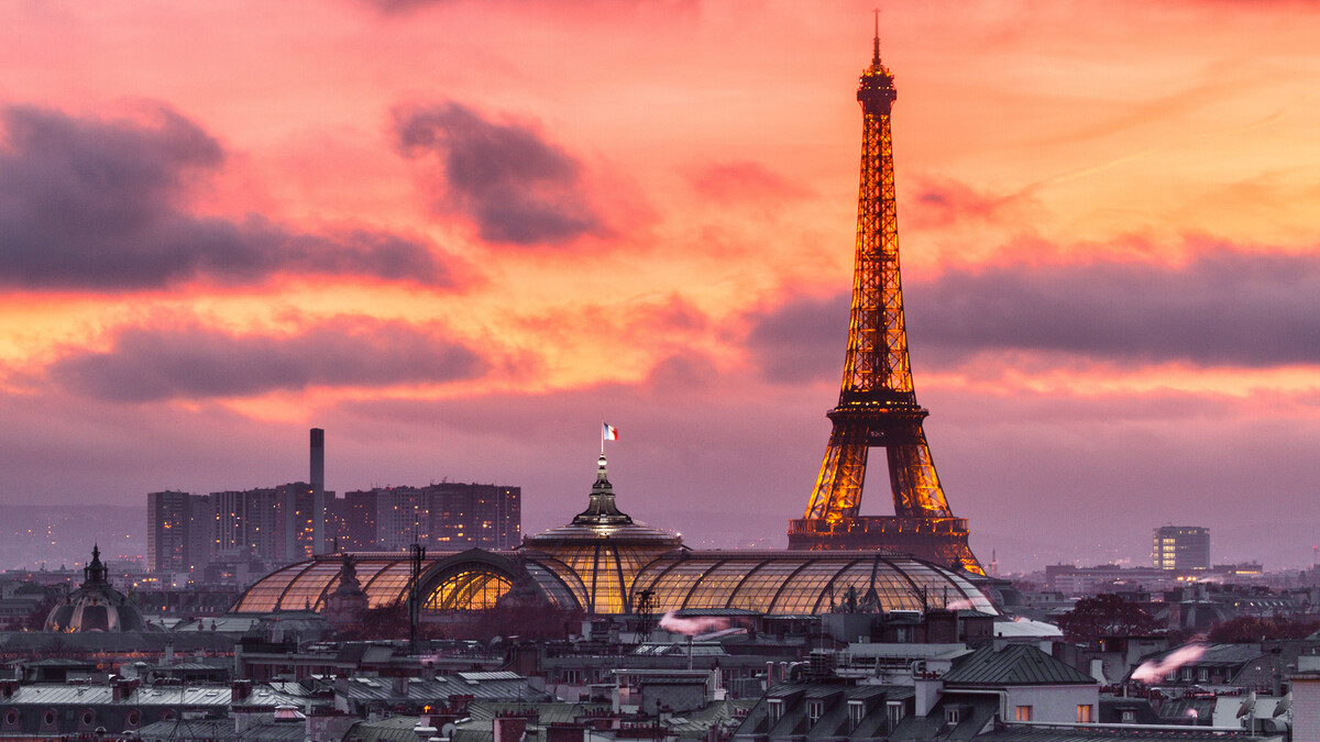 城市巴黎埃菲尔铁塔