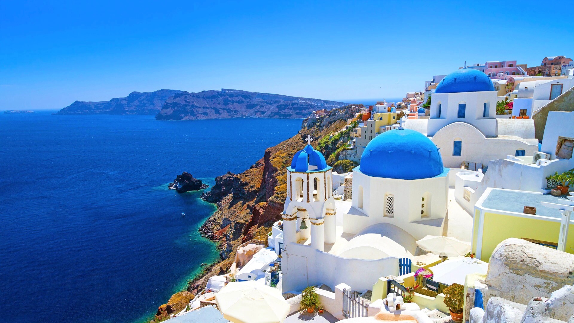 希腊高清风景壁纸
