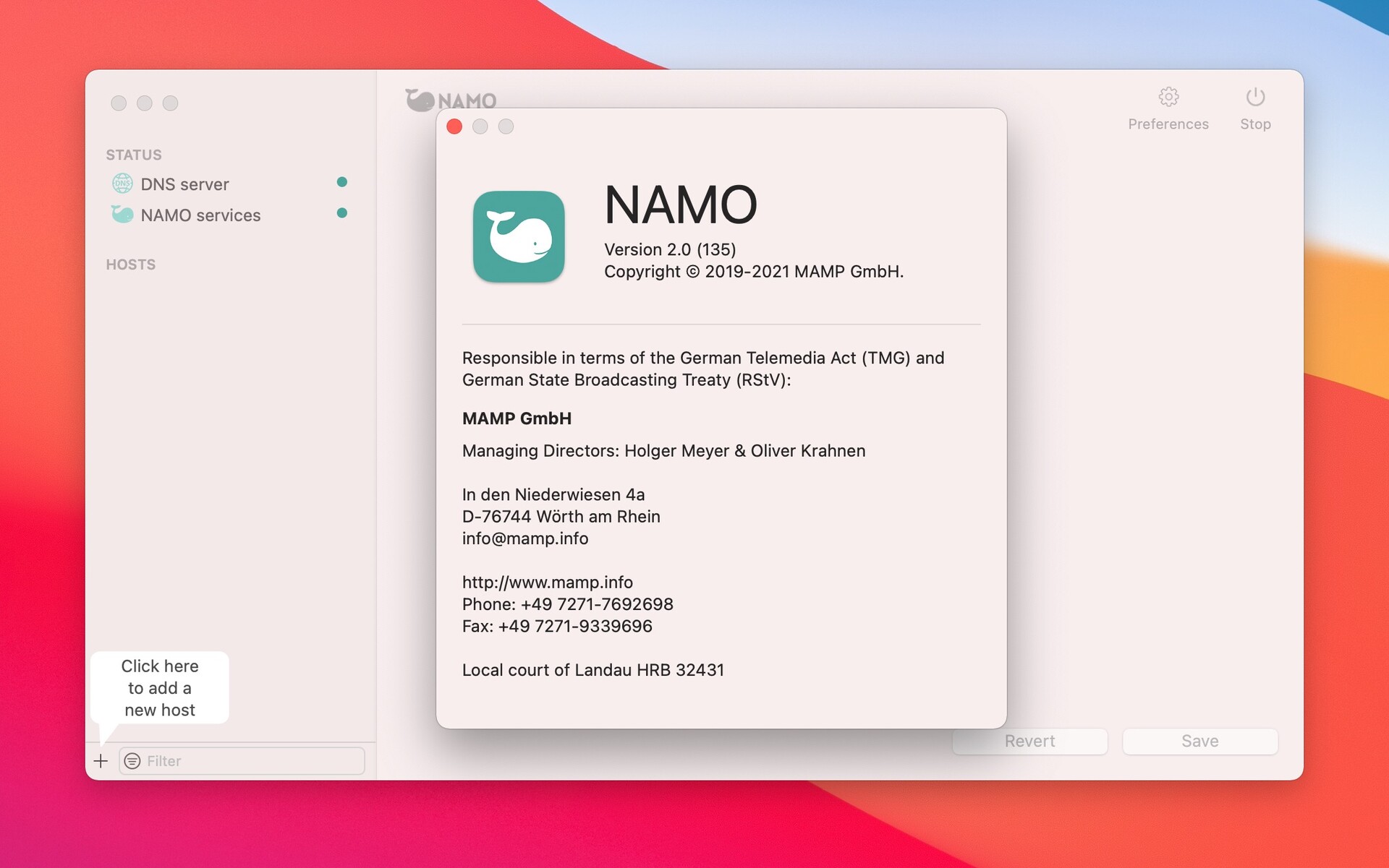 Namo mac破解版下载-Namo for Mac(DNS服务器配置工具)