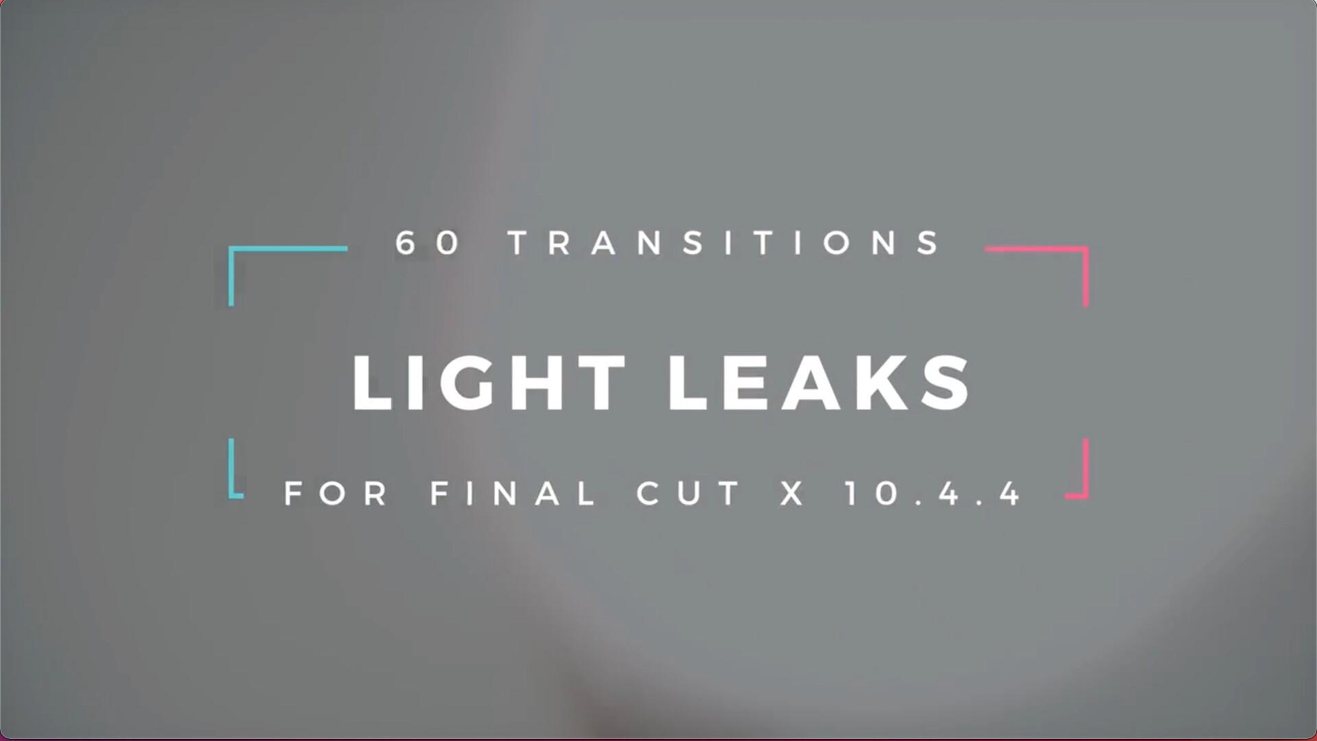 FCPX插件:60个唯美漂亮炫光光斑闪烁转场动画预设Light Leaks Transitions