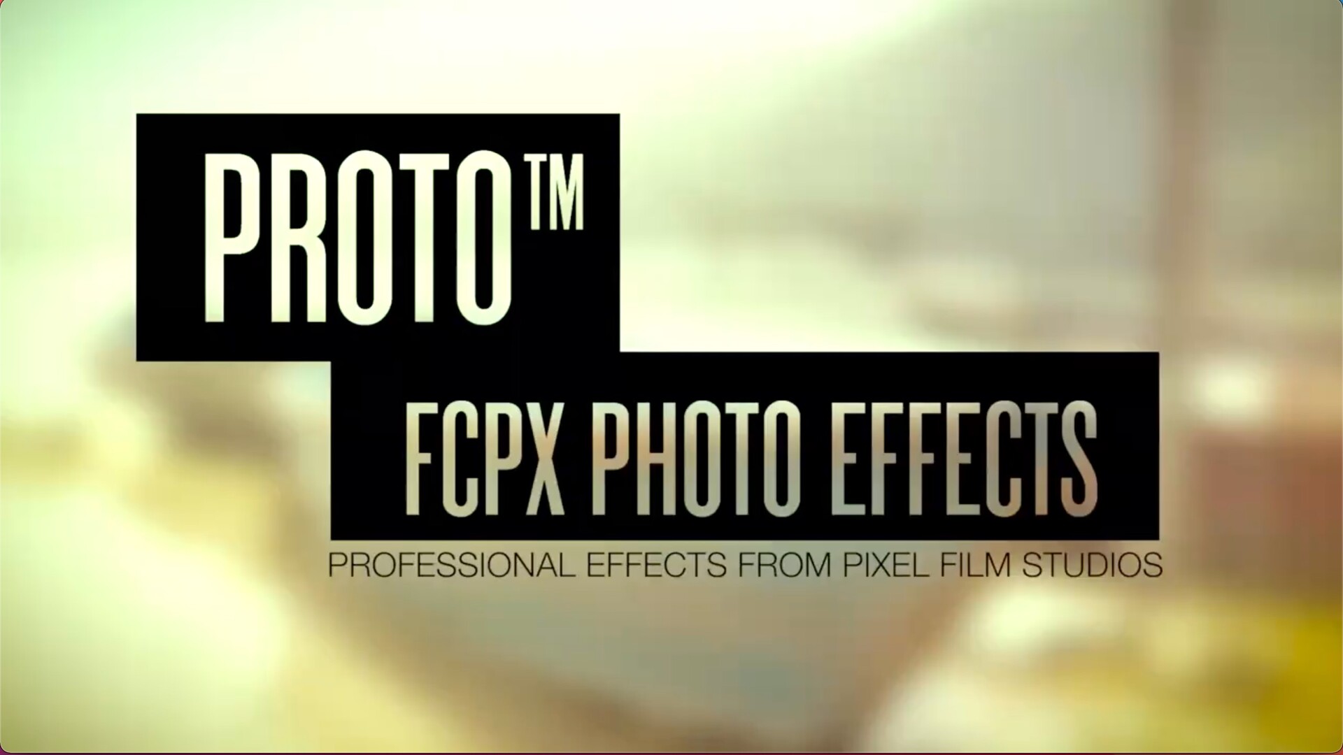 fcpx插件:PROTO 复古照片调色预设 