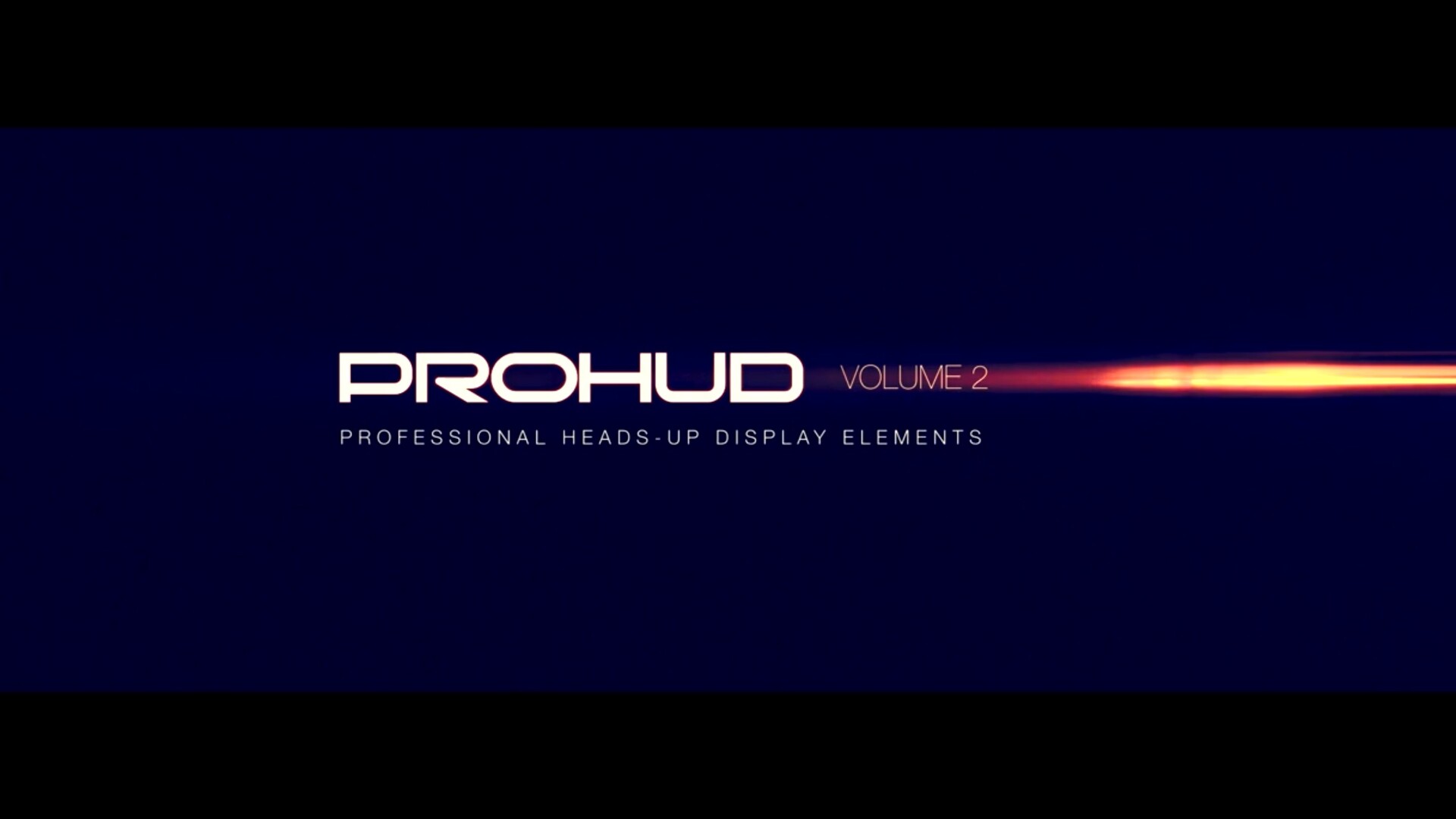 FCPX插件:74组高科技HUD触控界面元素ProHUD Volume 2