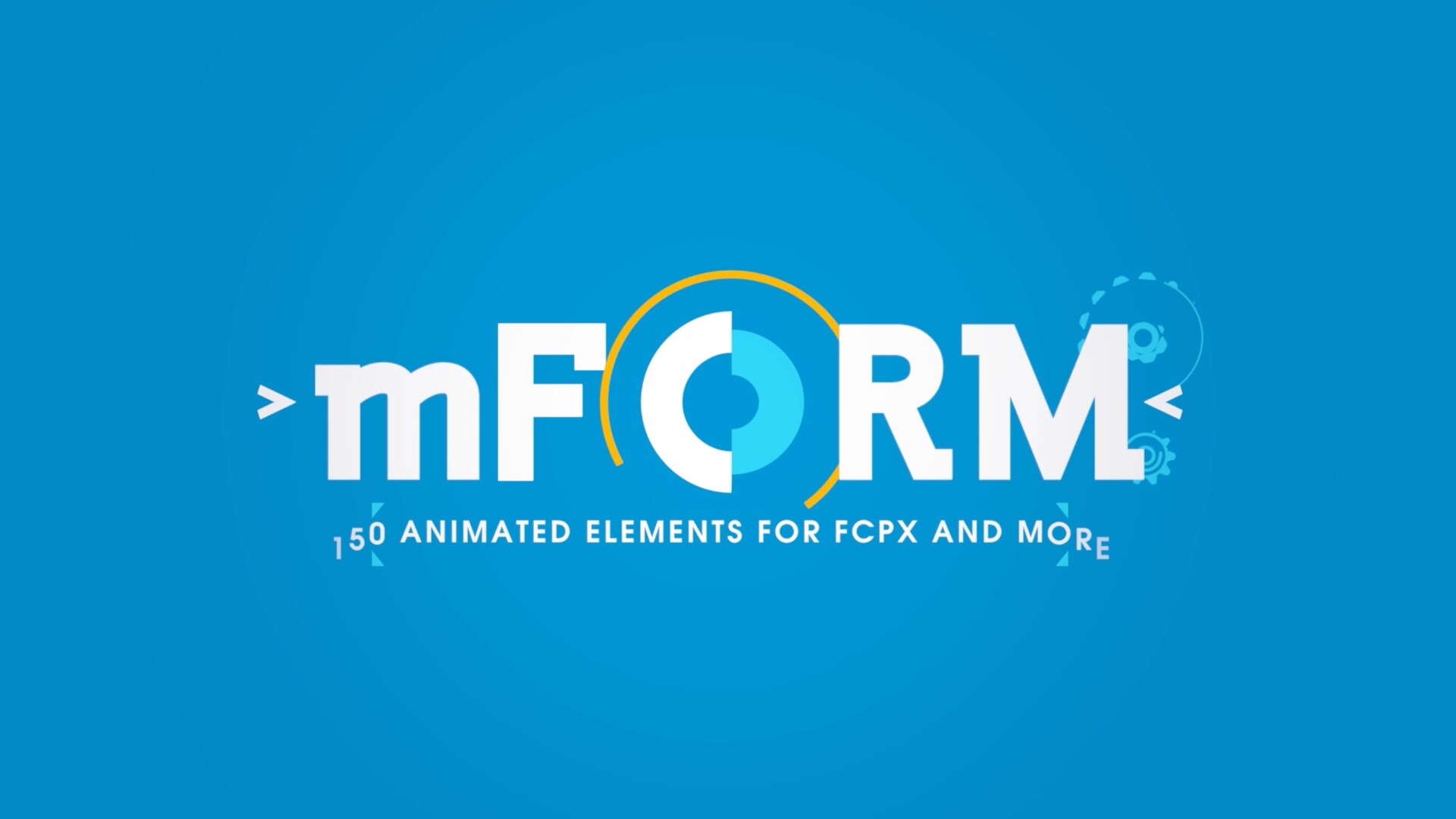 FCPX插件:150种MG动态图形元素包插件mForm