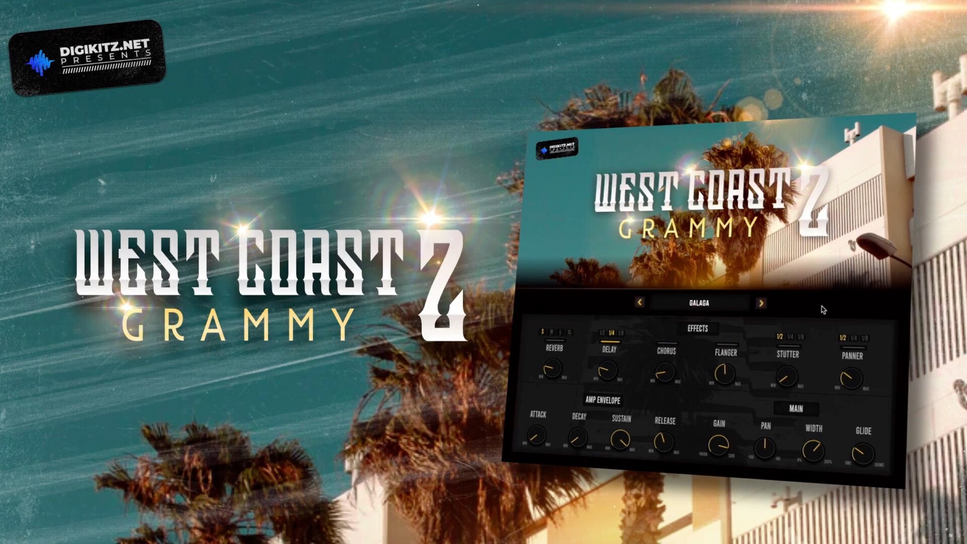 Digikitz West Coast Grammy 2 for mac(格莱美乐器模拟插件)