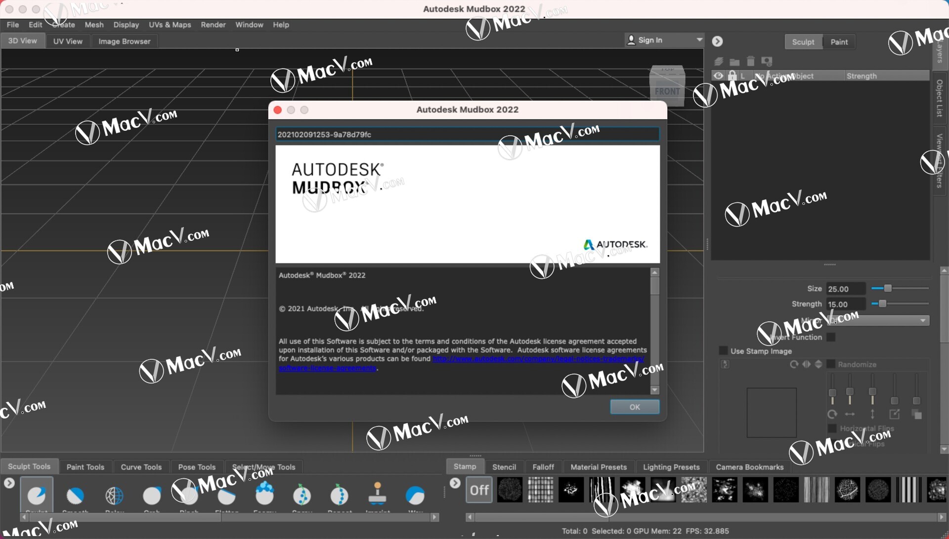 Mudbox 2022下载-Autodesk Mudbox 2022 for mac(3D数字绘画和雕刻工具)